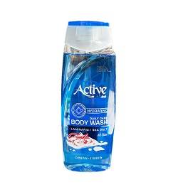 اکتیو شامپوبدن نمک دریاوجلبک400میل